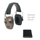 Навушники тактичні активні Howard Leight шумоподавлюючі Impact Sport Bluetooth Dark Earth R-02549 з NRR захистом 21 дБ - зображення 9