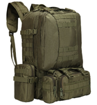 Рюкзак A08 олива тактический с подсумками 50 л - изображение 1