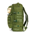 Тактичний похідний міцний рюкзак 40 літрів олива 5.15.b - зображення 3