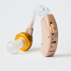 Усилитель слуха для пожилых людей "Axon F-136" Бежевый, заушной слуховой аппарат для слабослышащих (1009547-Beige) - зображення 3