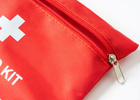 Аптечка першої допомоги універсальна "First aid kit" Червона 14х20см, аптечка медична з наповненням (1009622-Red) - зображення 6