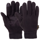 Флісові тактичні рукавички теплі зимові, багатоцільові рукавички, для полювання та риболовлі рукавички спінінгіста Розмір L Чорні BC-9228 - зображення 1