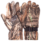 Камуфляжні тактичні рукавички на хутрі теплі зимові, рукавички багатоцільові, для полювання та риболовлі рукавички спінінгіста Розмір L BC-9222 - зображення 8