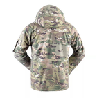 Куртка военная тактическая на флисе YAKEDA SoftShell 3XL Multicam (YAM2888979-4) - изображение 2