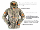 Куртка військова тактична на флісі YAKEDA SoftShell S Multicam (YAM2888979-5) - зображення 4