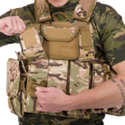 Разгрузочный жилет универсальный, разгрузка тактическая на 6 карманов Military Rangers ZK-5517 камуфляж - изображение 2