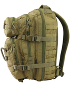 Рюкзак тактичний KOMBAT UK Hex-Stop Small Molle Assault Pack, 28л койот - изображение 3