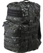 Рюкзак тактичний KOMBAT UK Medium Assault Pack, 40л мультікам чорний - изображение 1