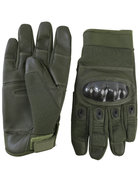 Перчатки тактичні KOMBAT UK Predator Tactical Gloves ML, олива - зображення 2