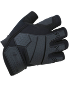 Перчатки тактичні KOMBAT UK Alpha Fingerless Tactical Gloves, XL чорні - зображення 1