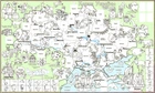 Обои-раскраски Карта Украины (с наклейками) 60*100C-100012