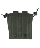 Підсумок для вироблених магазинів KOMBAT UK Folding Ammo Dump Pouch, олива 20x11x12 - зображення 2