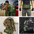 Американский тактический рюкзак Molle Army Assault QT&QY 60 литров Green - изображение 6