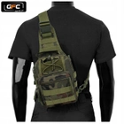Военная тактическая сумка военный рюкзак на плечо GFC Tactical EDC Chest Pack Molle Assault Range Bag 26x20x11 см 4,5л - изображение 3