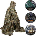 Охотничья накидка камуфляжный плащ пончо для охоты (кикимора, маскировка) Снайперский костюм - изображение 7