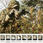 Охотничья накидка камуфляжный плащ пончо для охоты (кикимора, маскировка) Снайперский костюм - изображение 8
