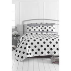 Покрывало стеганное с наволочкой Eponj Home - Mixpuan maxi gri серый 160x220 (svt-2000022312196)