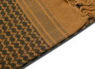 Платок шарф арафатка, шемаг, куфия 110см - Black/Khaki Primo хаки - зображення 7