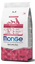 Сухой корм Monge Dog All breeds Adult Говядина с рисом