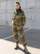 Женский Теплый костюм ZF в стиле милитари камуфляж М 13595 - изображение 1