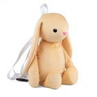 Мягкая игрушка рюкзак Зайка Хагси KidsQo 31 см бежевый