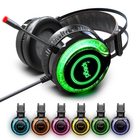 Провідні навушники iPega PG-R015 з RGB LED підсвічуванням для геймерів Чорний - зображення 3