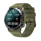Тактичний спортивний смарт-годинник Smart Watch VIBE 7 голосовий виклик, тонометр, пульсометр, оксиметр, крокомір, режим спорт, водонепроникні, для чоловіків, зелений, (001438747).