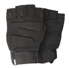 Перчатки тактические короткие Han-Wild HW72 Black XL мужские без пальцев с защитными вставками taktical (SK-9874-42465) - изображение 1