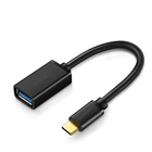 Перехідник UGREEN US154 USB-C Male to USB 3.0 Female OTG Black (30701)