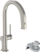 Смеситель для кухни Hansgrohe Aqittura M91 FilterSystem 210 1jet pull-out 76803800 Stainless Steel Finish