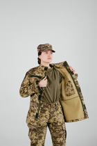 Тактична жіноча військова форма комплект костюм, (Кітель + Штани), Камуфляж: Піксель ЗСУ ММ-14, Розмір: L - зображення 4