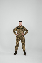 Тактическая женская военная форма комплект костюм, ( Китель + Штаны ), Камуфляж: Пиксель ВСУ ММ-14 , Размер: XS - изображение 5