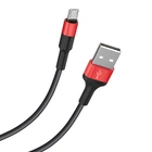 Кабель HOCO Micro USB Xpress X26 1m чорно червоний