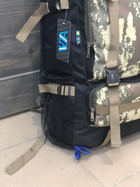 Универсальный рюкзак тактический 75 литров, военный водоотталкивающий рюкзак из плотной тактической ткани - изображение 8