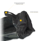 Рукавички зимові тактичні шкіри на флісовій підкладці GlovesUA мод.312-б Чорний 8 - зображення 8