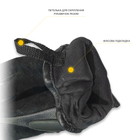 Рукавички зимові тактичні шкіри на флісовій підкладці GlovesUA мод.312-б Чорний 8,5 - зображення 8