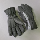 Мужские перчатки зимние тактические для зимней рыбалки охоты на искуственном меху Tactical Черные (9227) - изображение 2