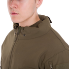 Флісова куртка тактична чоловіча військова Куртка на флісі з капюшоном TACTICALОлива (5707) 3XL - зображення 6