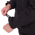 Флисовая куртка тактическая мужская военная Куртка на флисе с капюшоном TACTICAL Черный (5707) 3XL - изображение 7