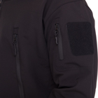 Флисовая куртка тактическая мужская военная Куртка на флисе с капюшоном TACTICAL Черный (5707) 3XL - изображение 9