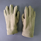 Мужские перчатки рукавицы зимние тактические для зимней рыбалки охоты флисовые Tactical Олива (9228) - изображение 5