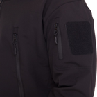Флисовая куртка тактическая мужская военная Куртка на флисе с капюшоном TACTICAL Черный (5707) XXL - изображение 9