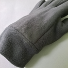 Мужские перчатки рукавицы зимние тактические для зимней рыбалки охоты флисовые Tactical Черные (9228) - изображение 4