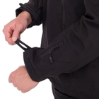 Флісова куртка тактична чоловіча військова Куртка на флісі з капюшоном TACTICAL Чорний (5707) XL - зображення 8