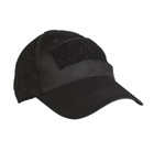 Бейсболка тактична Mil-Tec One size Чорна TACTICAL BASEBALL CAP SCHWARZ (12319002) - зображення 1