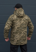 Куртка зимняя тактическая на молнии с капюшоном XS gaubica pixel - изображение 3
