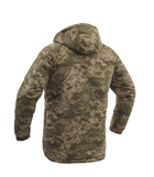 Куртка зимняя тактическая на молнии с капюшоном XS gaubica pixel - изображение 6