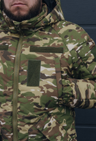 Куртка зимняя тактическая на молнии с капюшоном M multicam - изображение 12