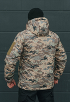 Куртка зимняя тактическая на молнии с капюшоном S pixel2 - изображение 2