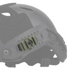 Планка Picatinny поворотная 360° на боковые рельсы шлема, Green (комплект 2 шт) (15012) - изображение 3